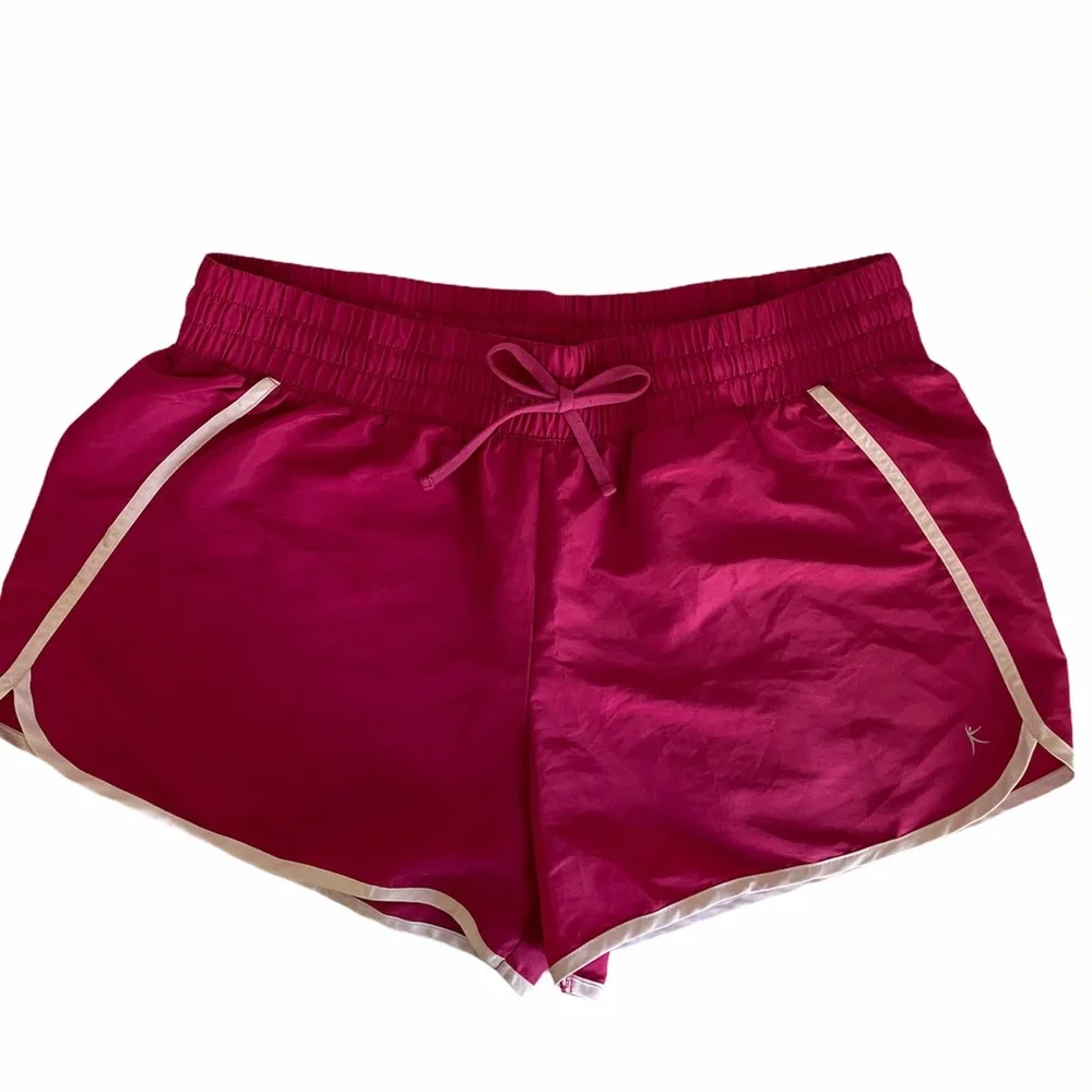 Danskin Athletic Track Shorts Pink Running Shorts